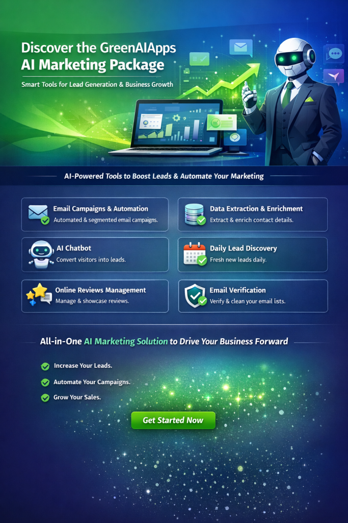 GreenAIApps AI Marketing Package